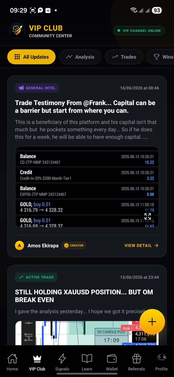 Market Insights Interface 1